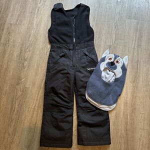 Arctix Kids Black Snow Bib Overalls